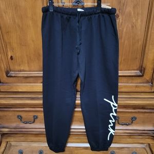 NWT, PINK classic pant, size medium, black and white